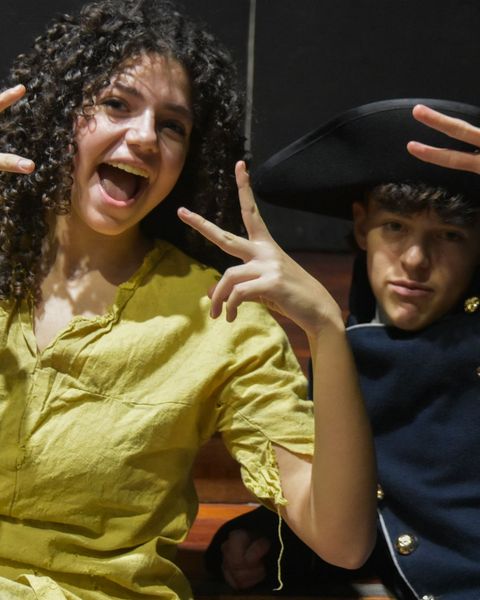 Curtain Up MT students
